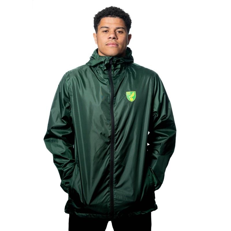 Adults Dark Green Packaway Rain Coat 