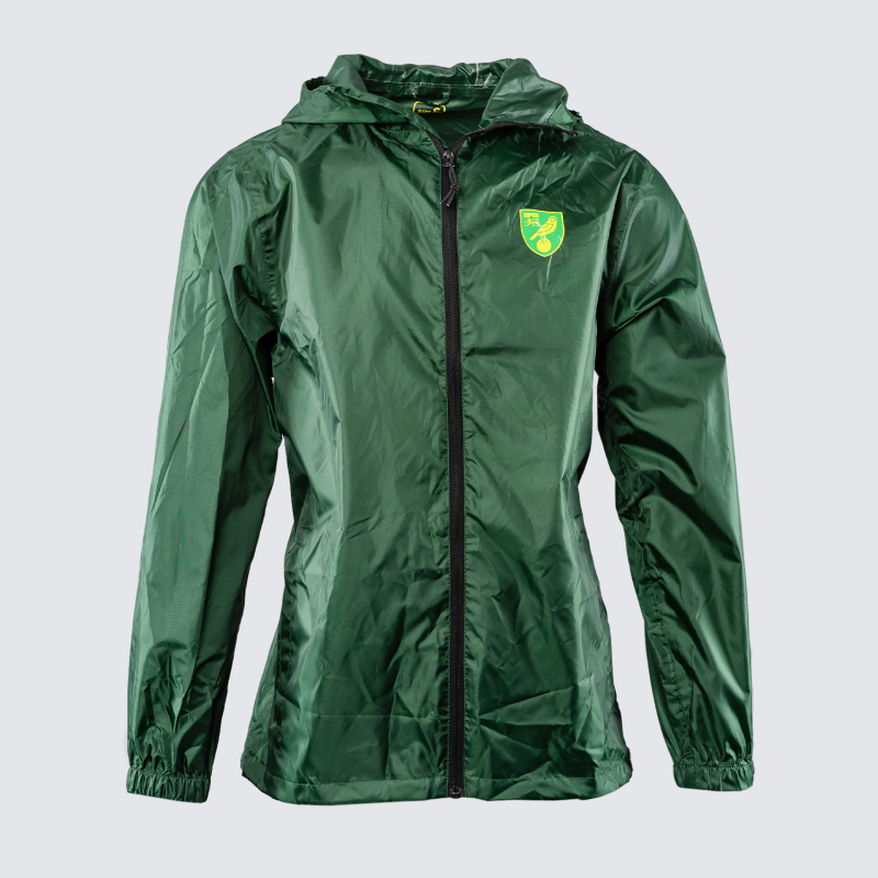 Adults Dark Green Packaway Rain Coat  Adults Dark Green Packaway Rain Coat