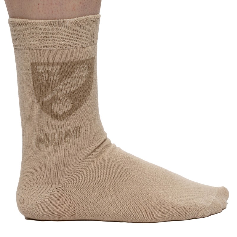 Mum Crest Stone Socks 