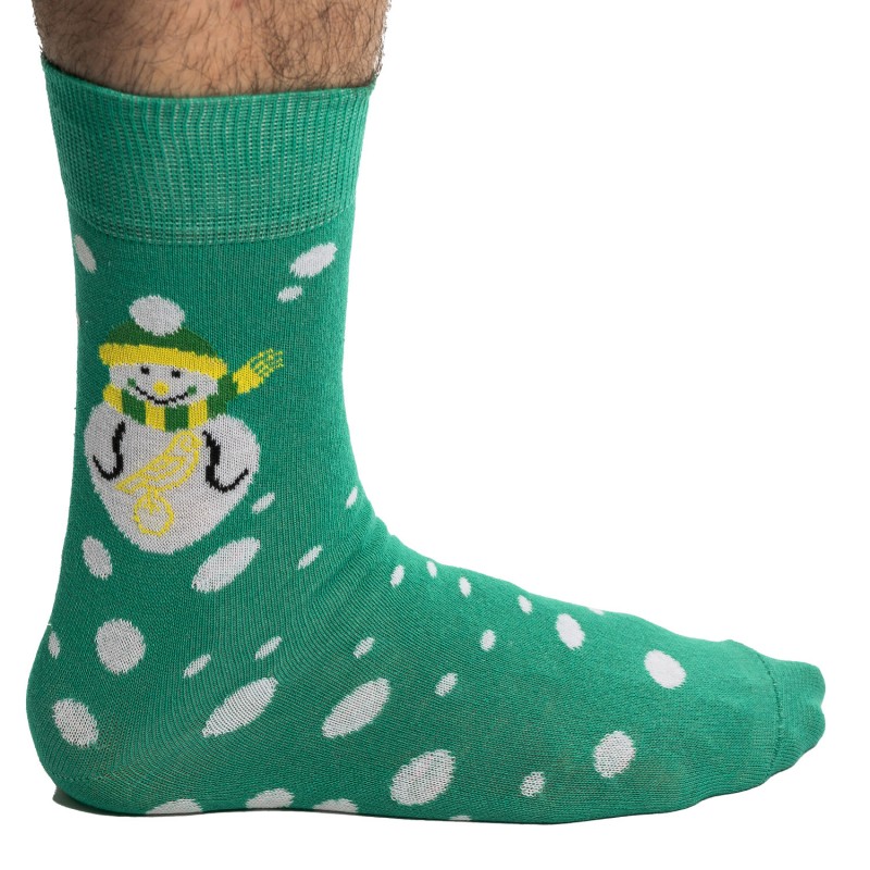 Christmas Snowman Socks 