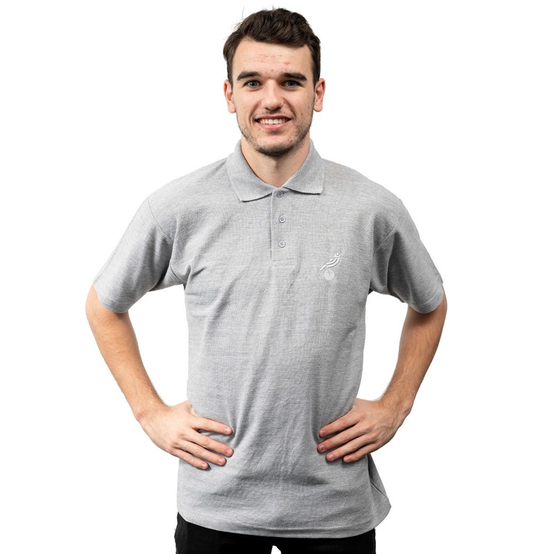 Adults Grey Essential Polo