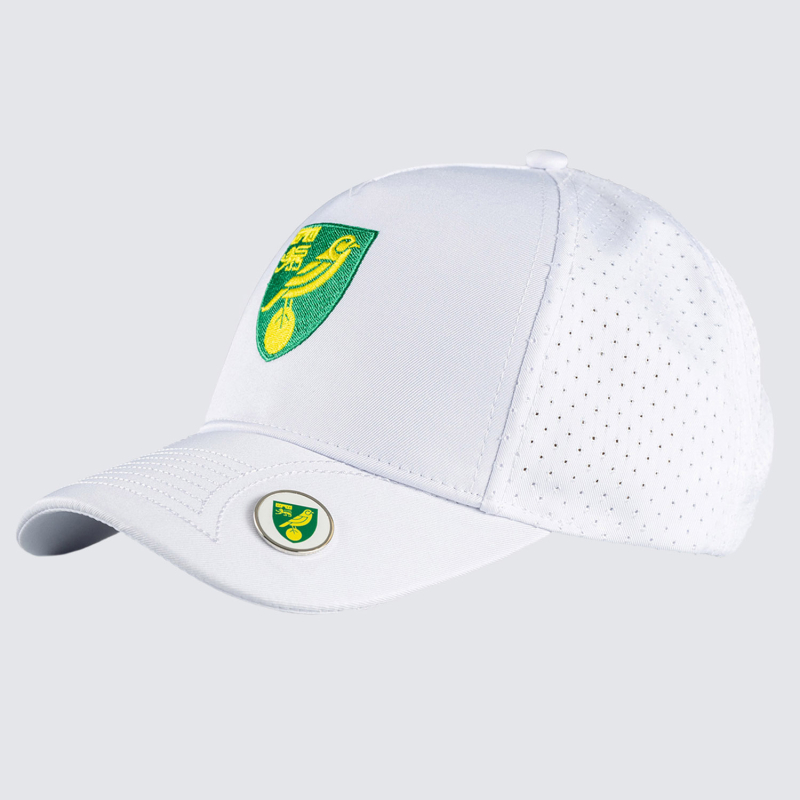 White Golf Crest Cap 