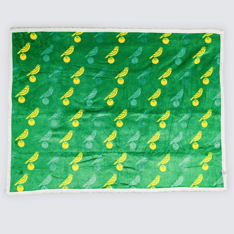 Luxury Sherpa Crest Fleece Blanket