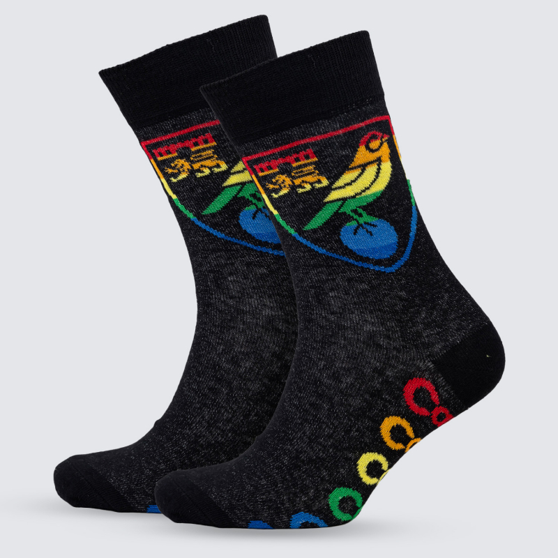Canaries Pride Crest Socks Canaries Pride Crest Socks