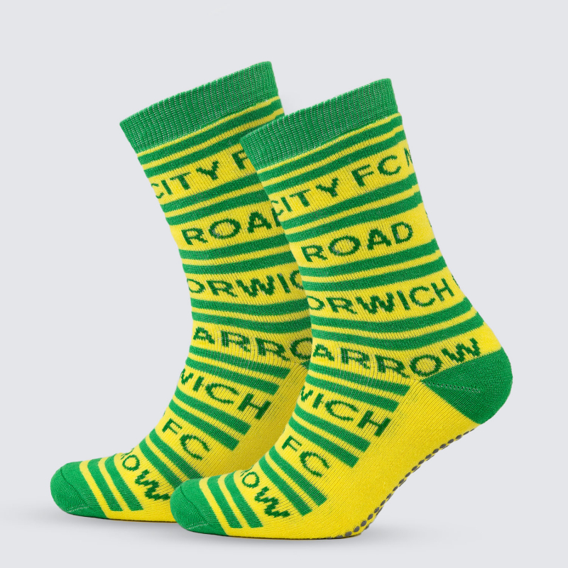 Mens Carrow Road Slipper Socks 7-11 Mens Carrow Road Slipper Socks 7-11