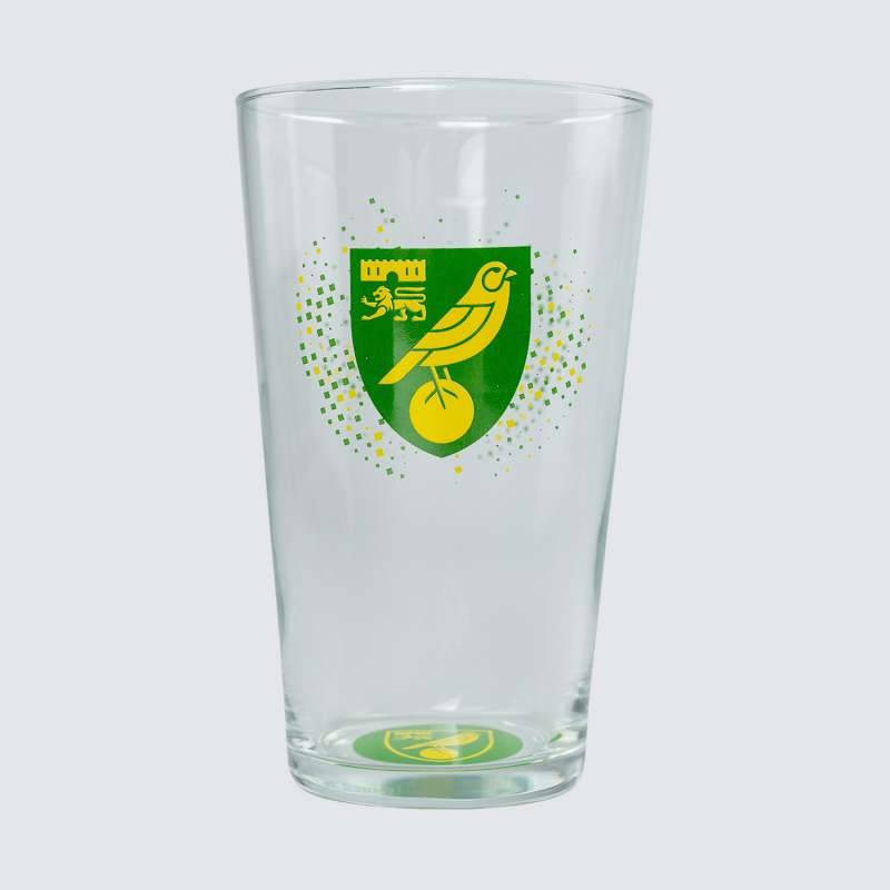 Crest Spray Pint Glass Crest Spray Pint Glass