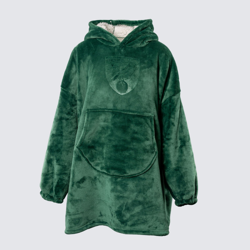 Luxury Debossed Crest Sherpa Hoodie Junior Luxury Debossed Crest Sherpa Hoodie Junior