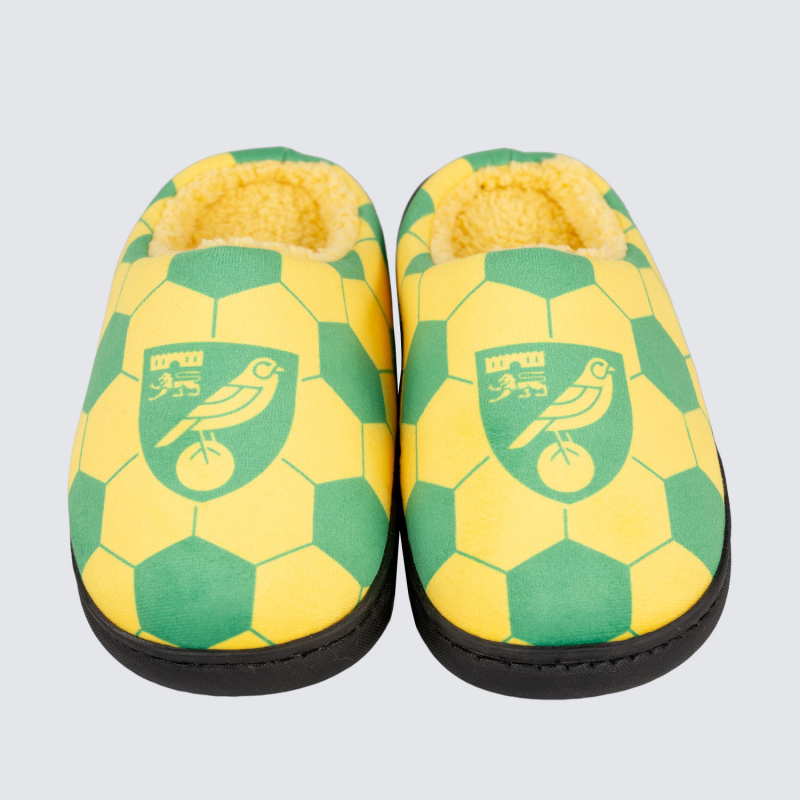 Junior Crest Football Mule Slippers Junior Crest Football Mule Slippers