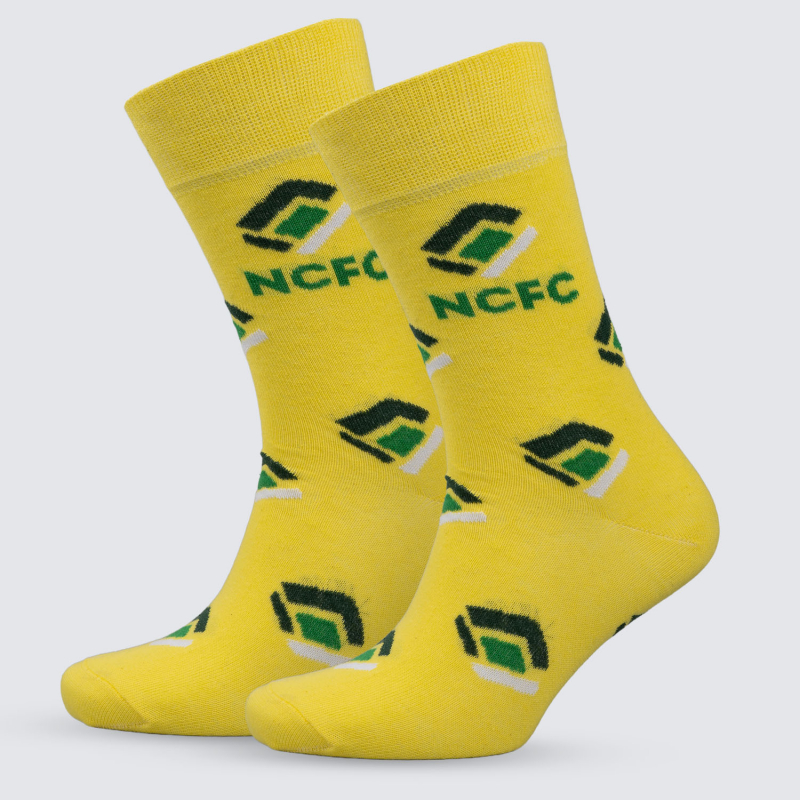 NCFC Yellow Stadium Socks NCFC Yellow Stadium Socks