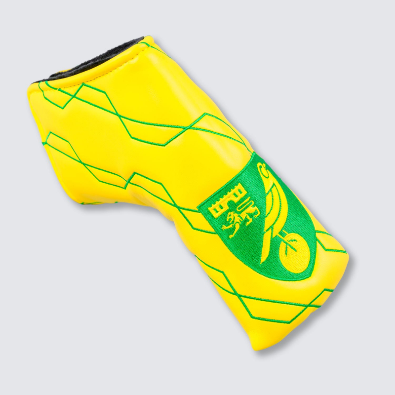 Norwich City Crest - Blade Putter Head Cover Norwich City Crest - Blade Putter Head Cover