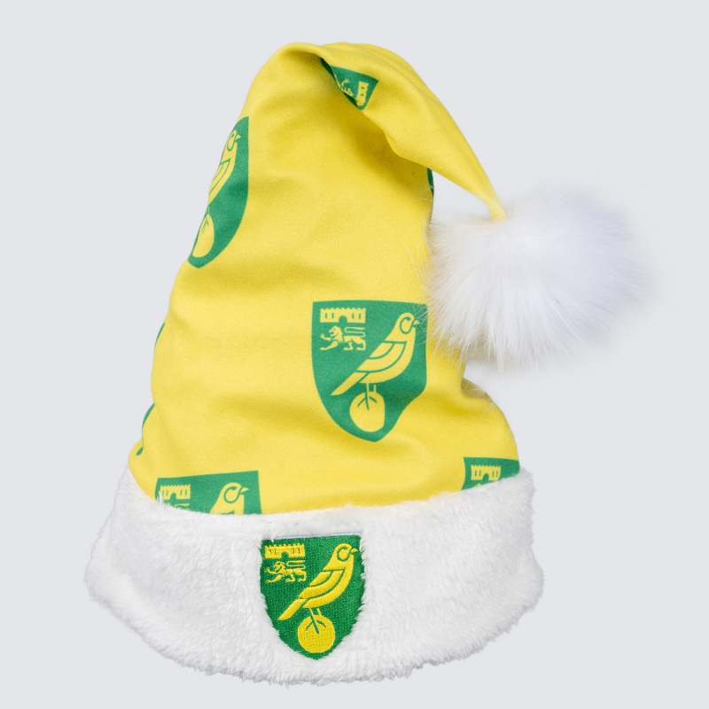 Norwich City Crest Santa Hat 