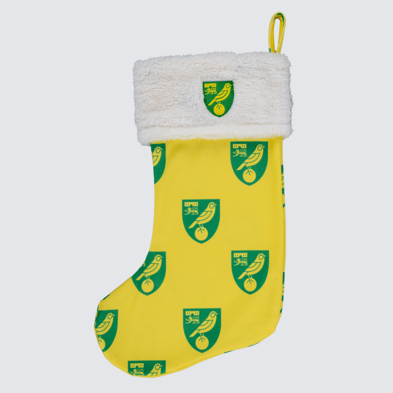 Norwich City Crest Christmas Stocking Norwich City Crest Christmas Stocking