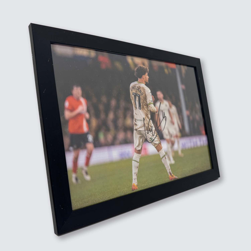 Framed Signed Photo of Emiliano Marcondes