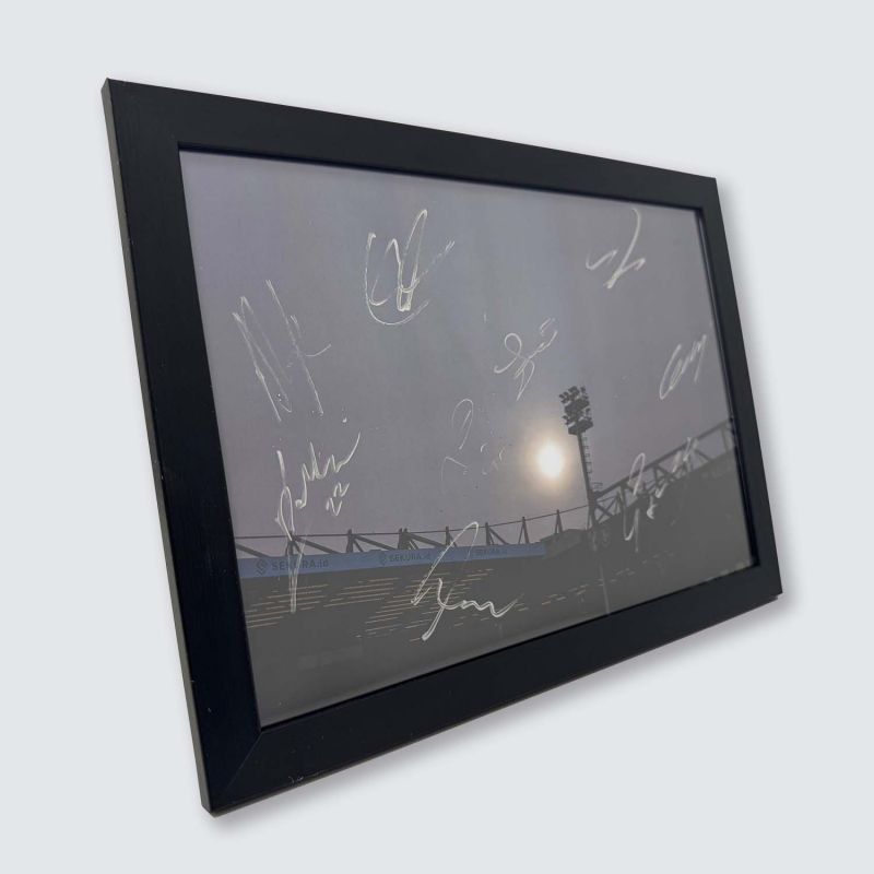 Framed Signed Photo of Carrow Road Skyline