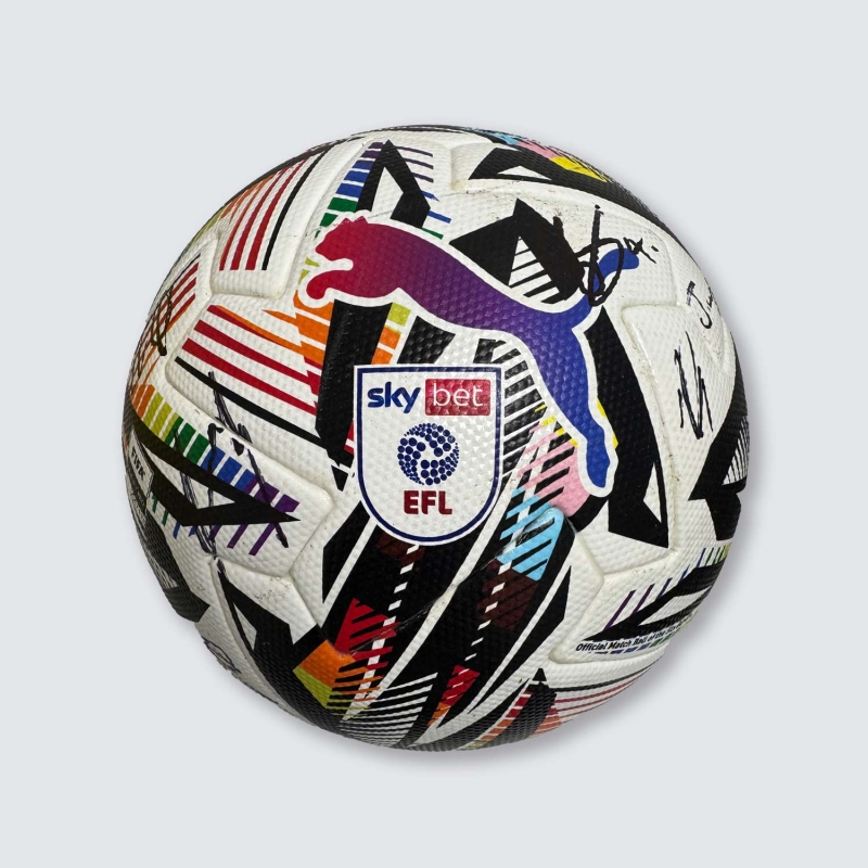 EFL 24-25 Issued Matchball - Squad Signed