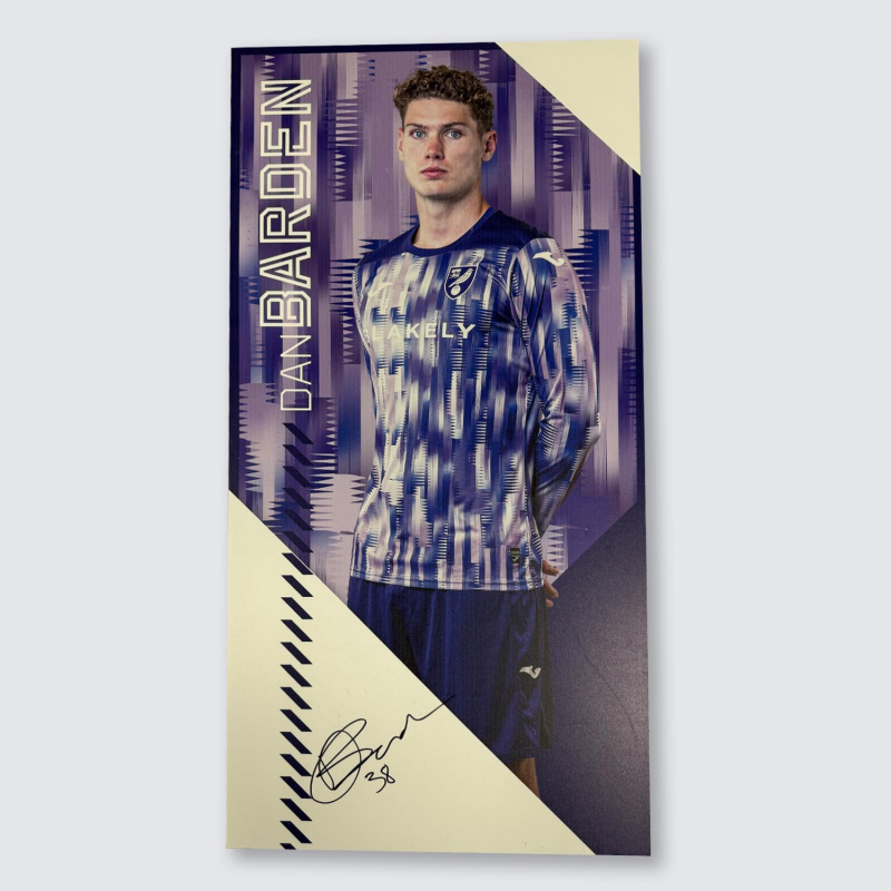 Match Used Away Board 24/25 Purple - BARDEN