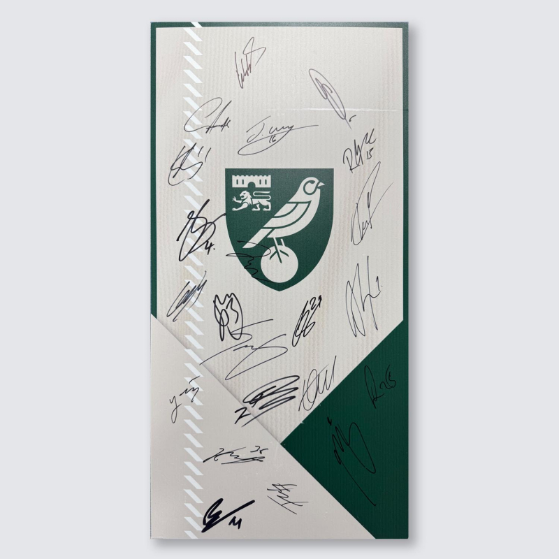 Match Used Away Board 24/25 Third - CREST SIGNED