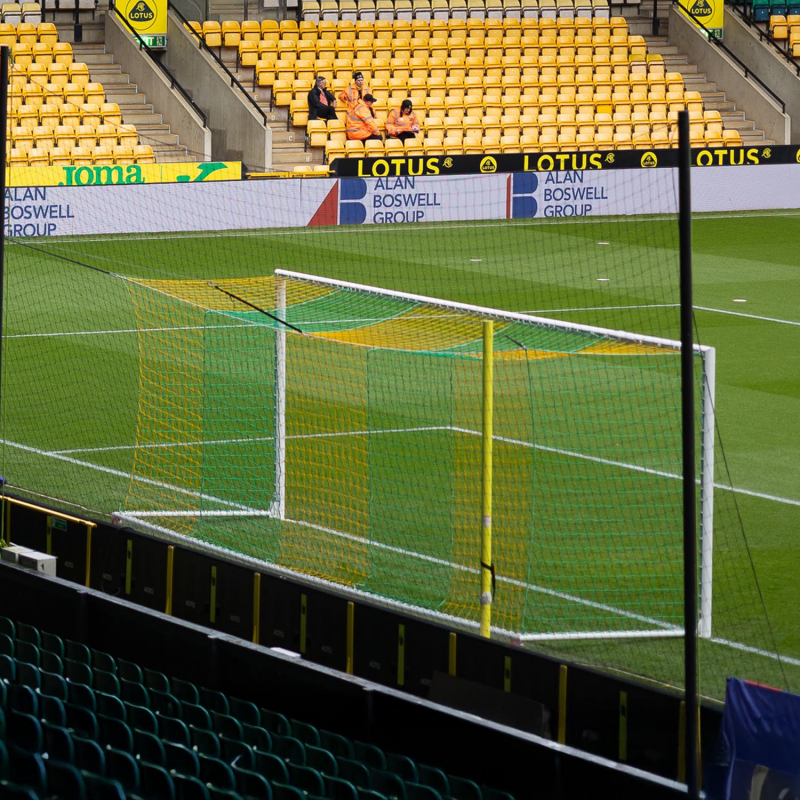 Norwich City Yellow & Green Goal Net (20/21–23/24)