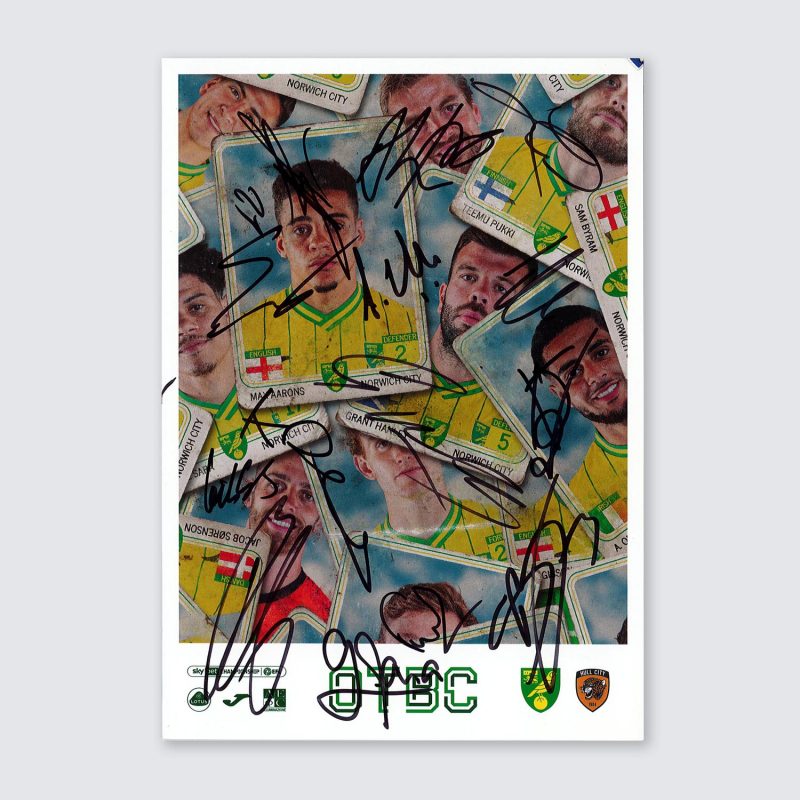 Programme v Hull City 22/23 - SQUAD SIGNED