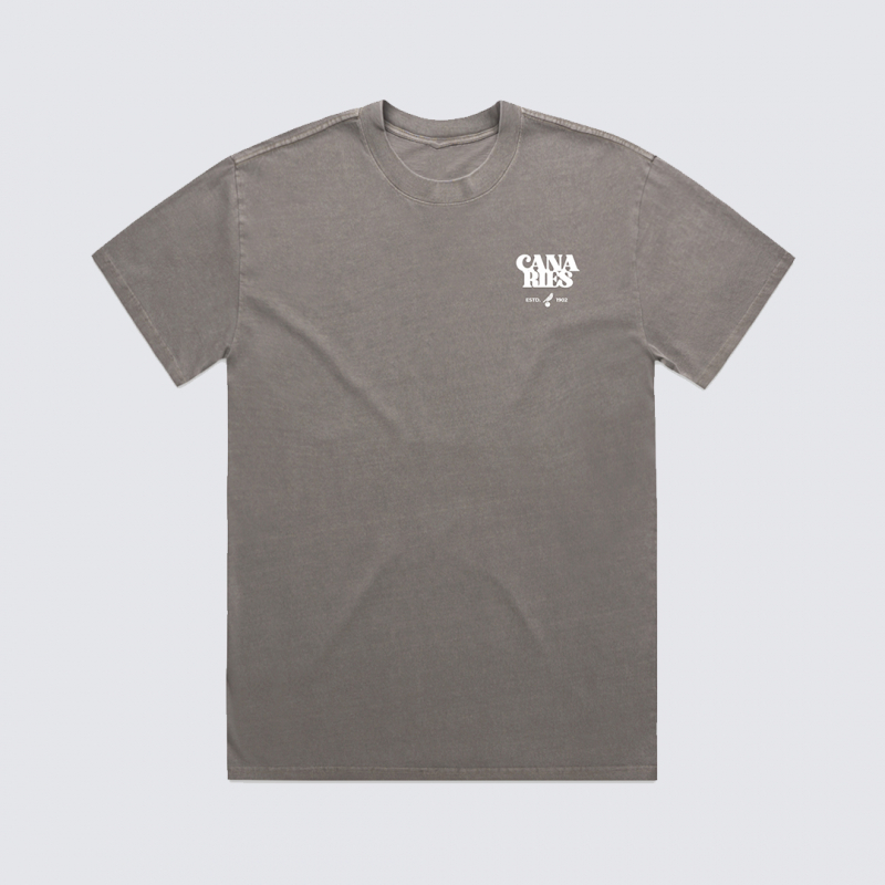 Norwich City Oversized Canaries T-Shirt Grey
