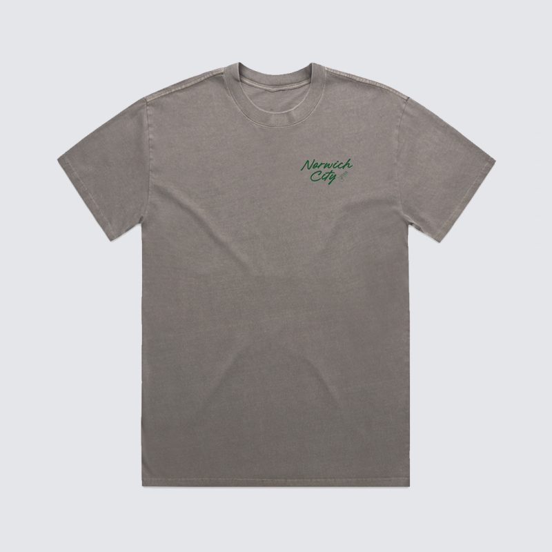 Norwich City Oversized Stadium T-Shirt Grey