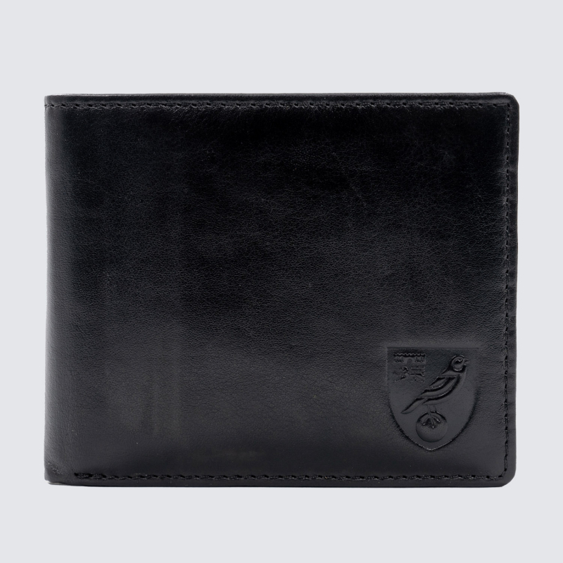 Black Coin Pouch Leather Wallet