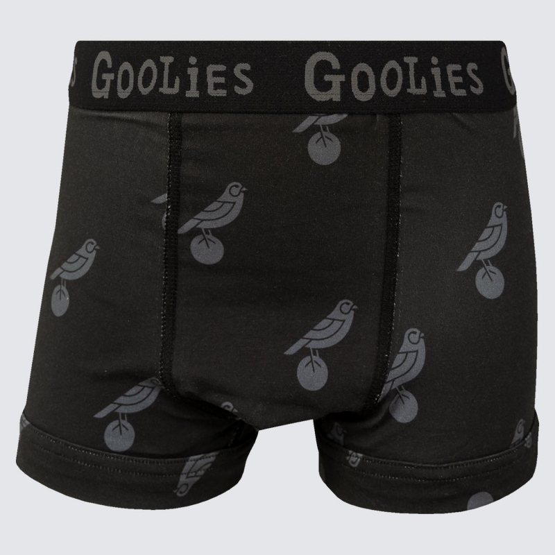 Kids Repeat Canary Boxer Shorts Black
