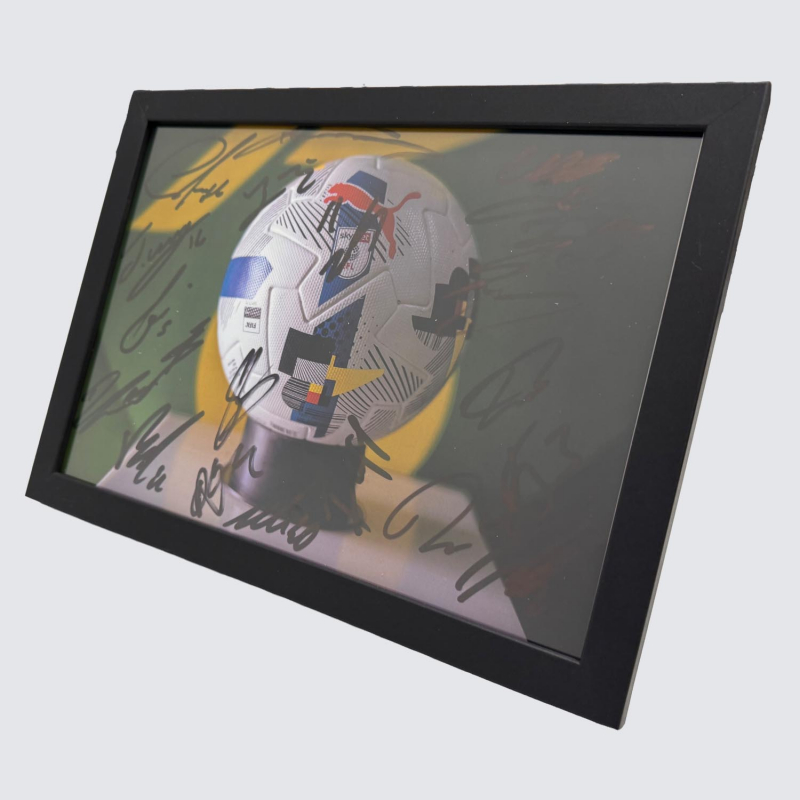 Framed Photo - Squad Signed