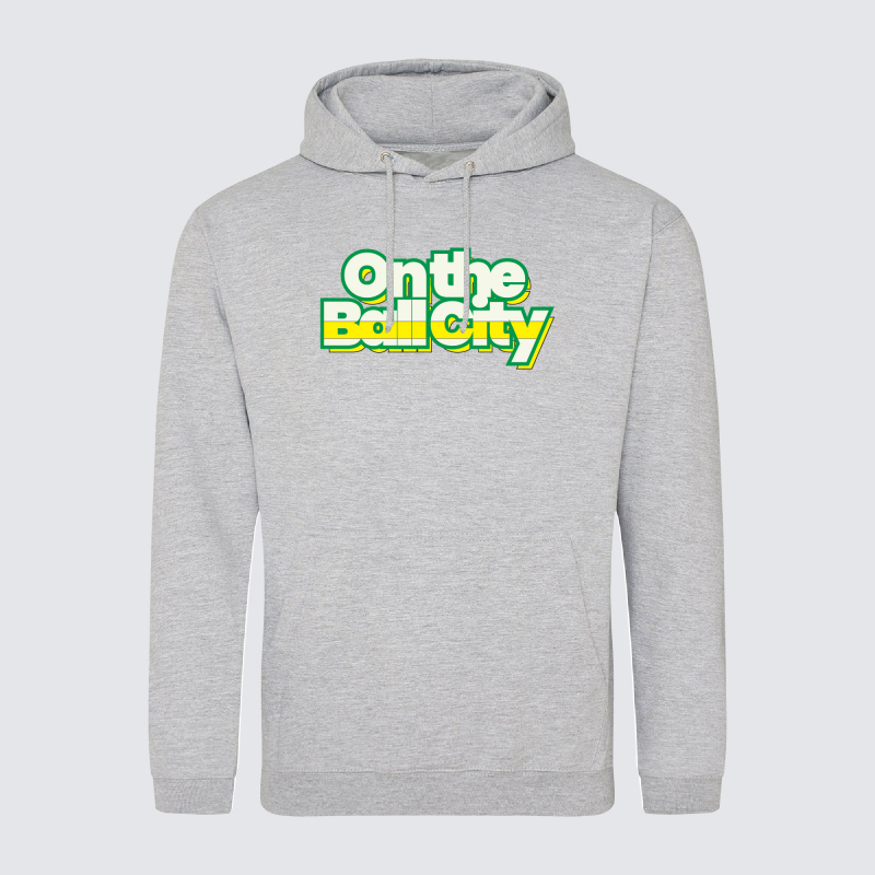 Norwich City OTBC Text Hoodie Grey