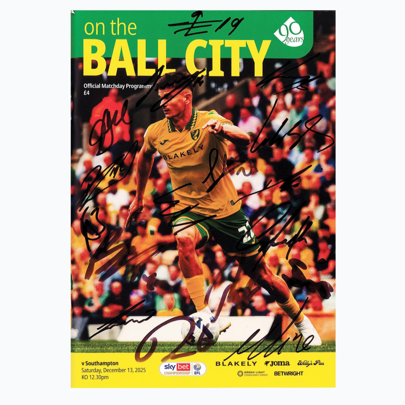 Programme v Southampton 25/26 - SQUAD SIGNED