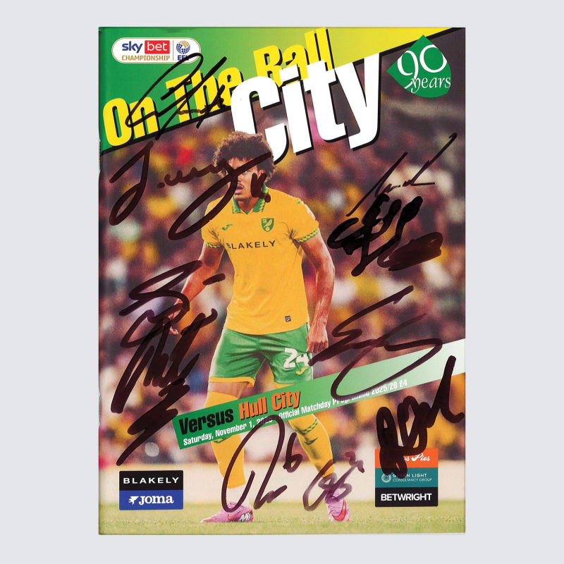 Programme v Hull City 25/26 - SQUAD SIGNED