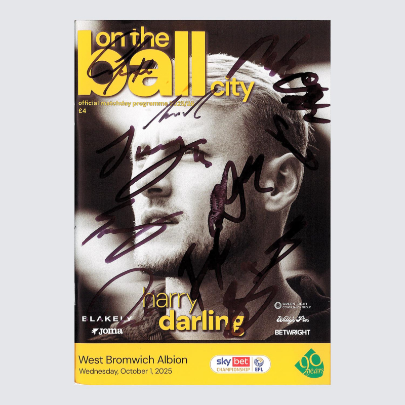 Programme v WBA 25/26 - SQUAD SIGNED