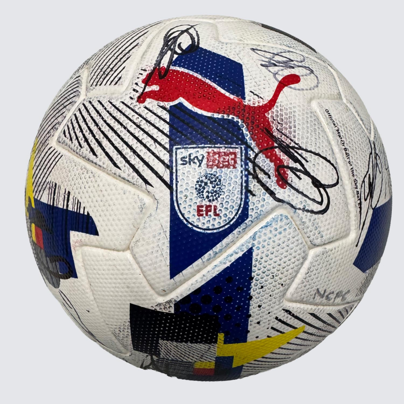 EFL 25/26 Issued Matchball - Squad Signed