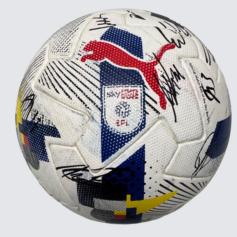 EFL 25/26 Issued Matchball - Squad Signed